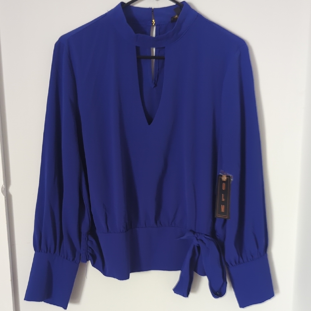 Elegant Blue Women's Top